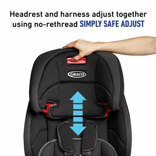 Graco® Tranzitions™ 3-in-1 Harness Booster, Proof Perspective: left