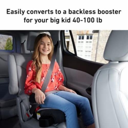 Graco Highback TurboBooster Infant Car Seat - Glacier Perspective: left