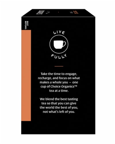 Choice Organics™ Oolong Tea Bags Perspective: left