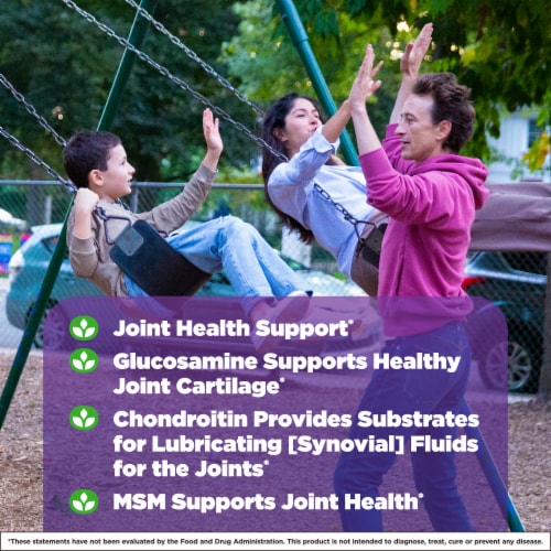 Natrol® Joint Mobility Glucosamine Chondroitin and MSM Tablets Perspective: left