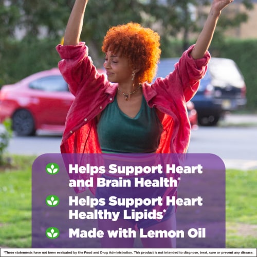 Natrol® Heart Health Extreme Omega® Softgels Perspective: left
