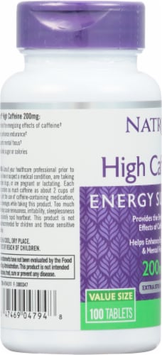 Natrol High Caffeine Perspective: left