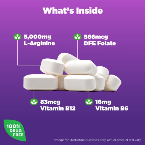 Natrol® Men's Health LArginine Tablets Perspective: left