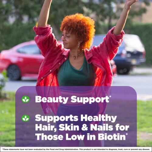 Natrol® Beauty Biotin Tablets Perspective: left