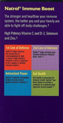 Natrol® Immune Boost Capsules Perspective: left