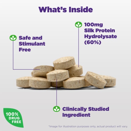 Natrol® Brain Health Support Cognium® Memory Tablets Perspective: left