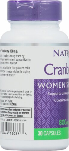 Natrol® Cranberry 800mg Capsules Perspective: left