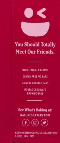 Nature's Bakery® Raspberry Fig Bars Perspective: left
