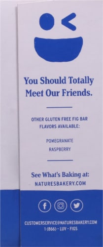 Nature's Bakery® Gluten Free Blueberry Fig Bars Perspective: left