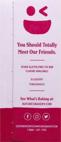 Nature's Bakery Raspberry Fig Bars Perspective: left