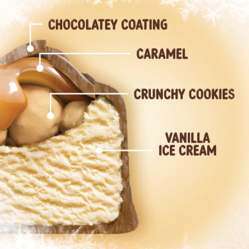 TWIX Vanilla Ice Cream Bar Perspective: left