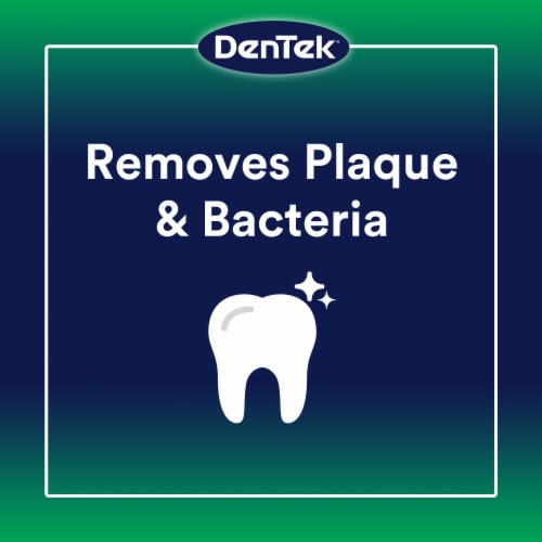 DenTek Triple Clean Advanced Clean Floss Picks Perspective: left