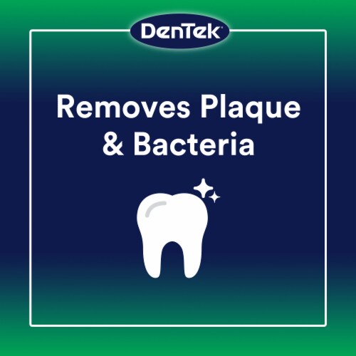 DenTek Triple Clean Advanced Clean Floss Picks Perspective: left