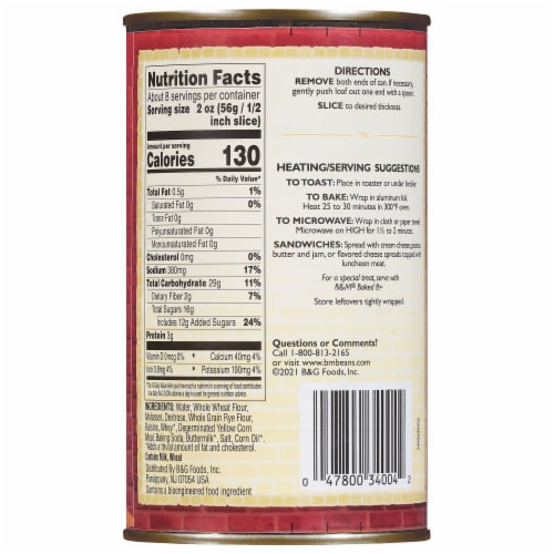 B&M Brown Bread Raisin Perspective: left