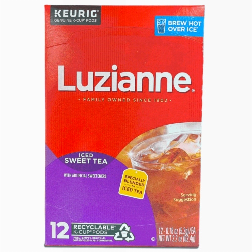12ct Luzianne Sweet Tea Single Serve Perspective: left