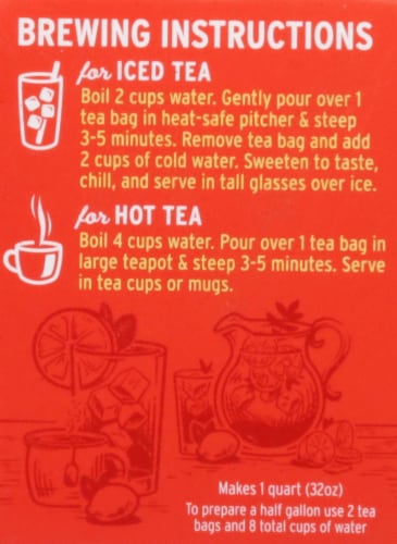 Luzianne® Original Iced Tea Bags Perspective: left