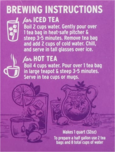 Luzianne® Sweet Tea Bags Perspective: left