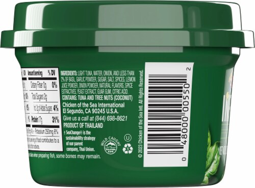 Chicken of the Sea® Infusions™ Basil Tuna Perspective: left