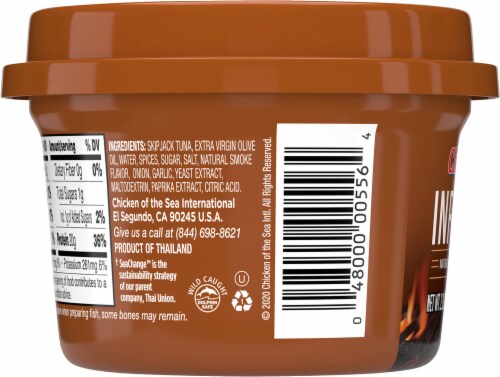 Chicken of the Sea® Infusions™ Natural Smoked Flavor Wild-Caught Tuna Perspective: left