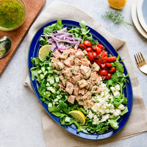 Genova® Yellowfin Tuna in Water with Sea Salt Perspective: left