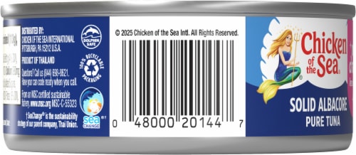 Chicken of the Sea® Solid White Pure Tuna Perspective: left