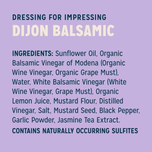 Sir Kensington's Keto & Paleo Dijon Balsamic Vinaigrette Gluten-Free Vegan Dressing & Marinade Perspective: left