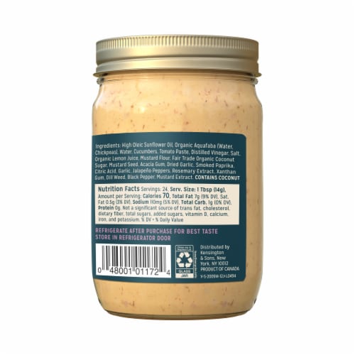 Sir Kensington's Special Sauce Vegan Mayo Perspective: left