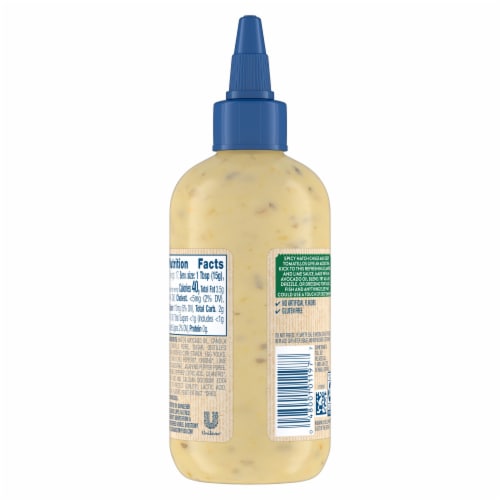 Best Foods Dairy-Free Cilantro Lime Sauce Dip Dressing Perspective: left