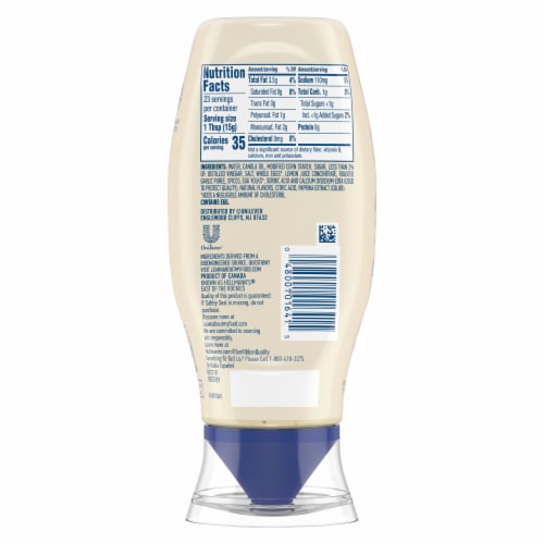 Hellmann's Italian Herb & Garlic Mayonnaise Dressing Perspective: left