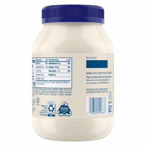 Hellmann's Plant Based Mayo Perspective: left