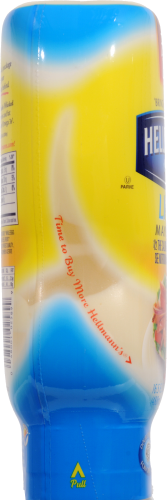 Hellmann's Light Mayonnaise Squeeze Bottle Perspective: left