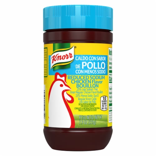 Knorr Reduced Sodium Chicken Granulated Bouillon Perspective: left