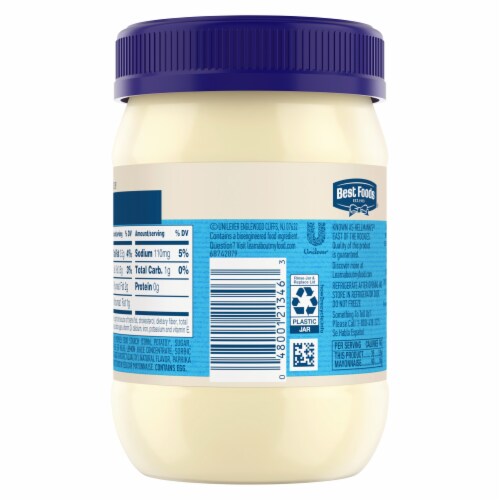 Best Foods Light Mayonnaise Mayonnaise Perspective: left