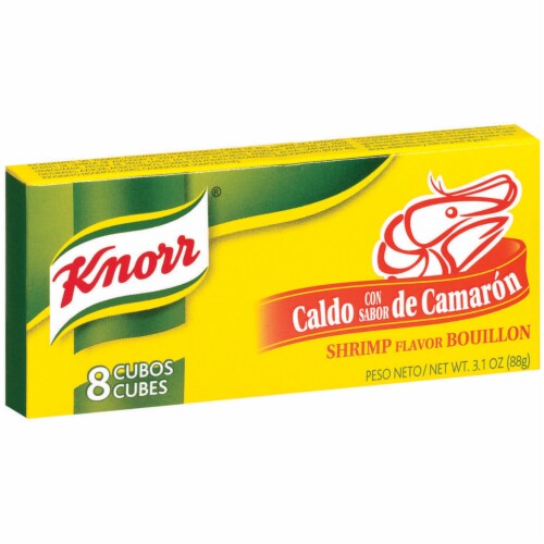 Knorr Shrimp Flavored Bouillon Cubes Perspective: left