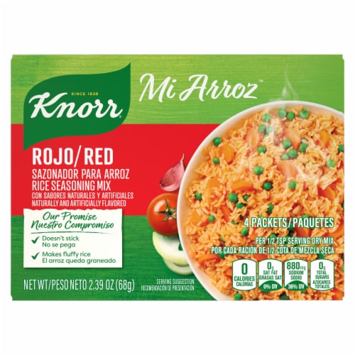 Knorr Rojo/Red Rice Seasoning Mix Perspective: left