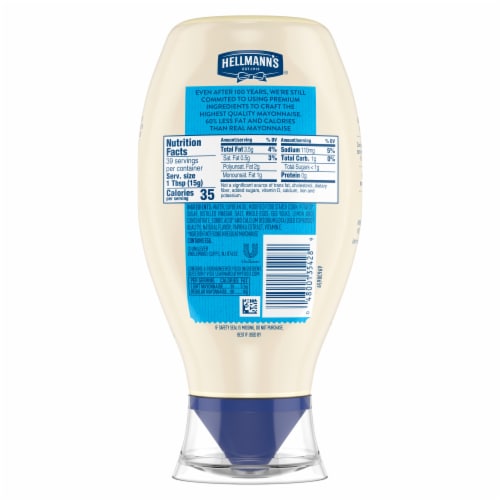 HELLMANNS Light Mayo Squeeze Bottle Perspective: left