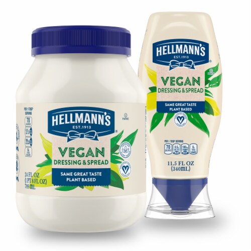 Hellmann's Vegan Dressing and Spread Perspective: left