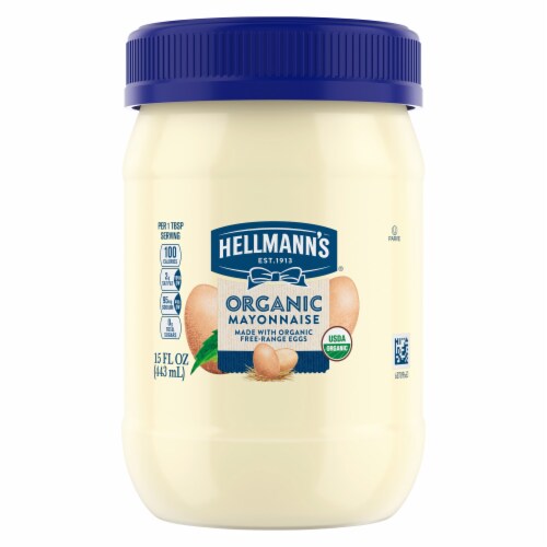 Hellmann's Original Organic Mayonnaise Perspective: left