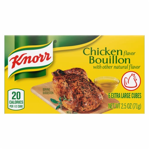 Knorr Chicken Cube Bouillon Perspective: left