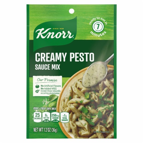 Knorr Creamy Pesto Sauce Mix Perspective: left