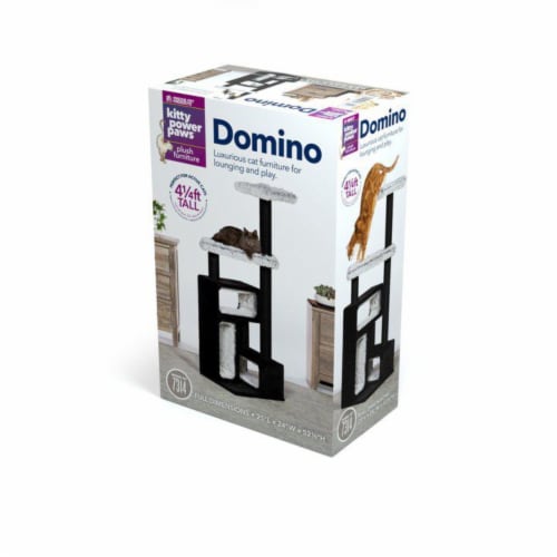 Prevue Pet Products Kitty Power Paws Domino Cat Furniture Perspective: left