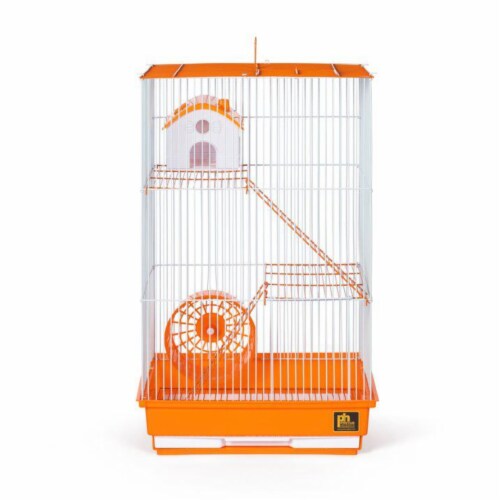 Prevue Pet Products 3-Story Hamster/Gerbil Home - Orange Perspective: left