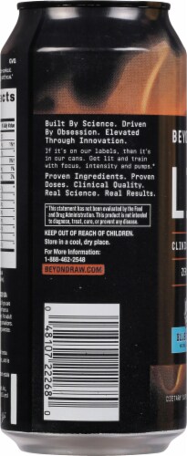GNC Jolly Rancher Blue Raspberry Energy Drink Can Perspective: left