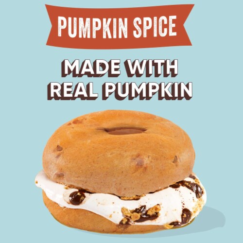 Thomas'® Pumpkin Spice Bagels Perspective: left