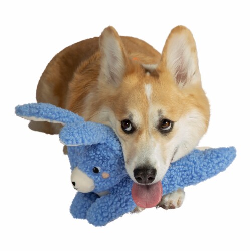 Manhattan Pet Toy Leapin' Louie Sherpa-Style Soft Squeaker Dog