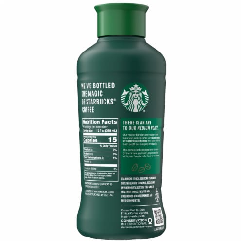 Starbucks® Medium Roast Unsweetened Black Iced Coffee Perspective: left