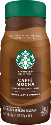 Starbucks® Caffe Mocha Flavored Iced Espresso Perspective: left