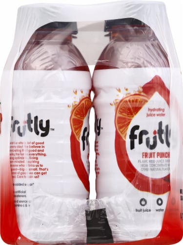 Frutly Fruit Punch Hydrating Juice Water Perspective: left