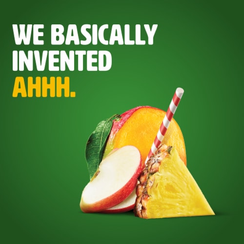 Tropicana Refreshers Pineapple Mango Juice Drink With Real Fruit Juice Perspective: left