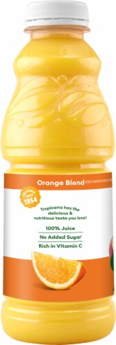 Tropicana® 100% Juice Orange Blend Perspective: left